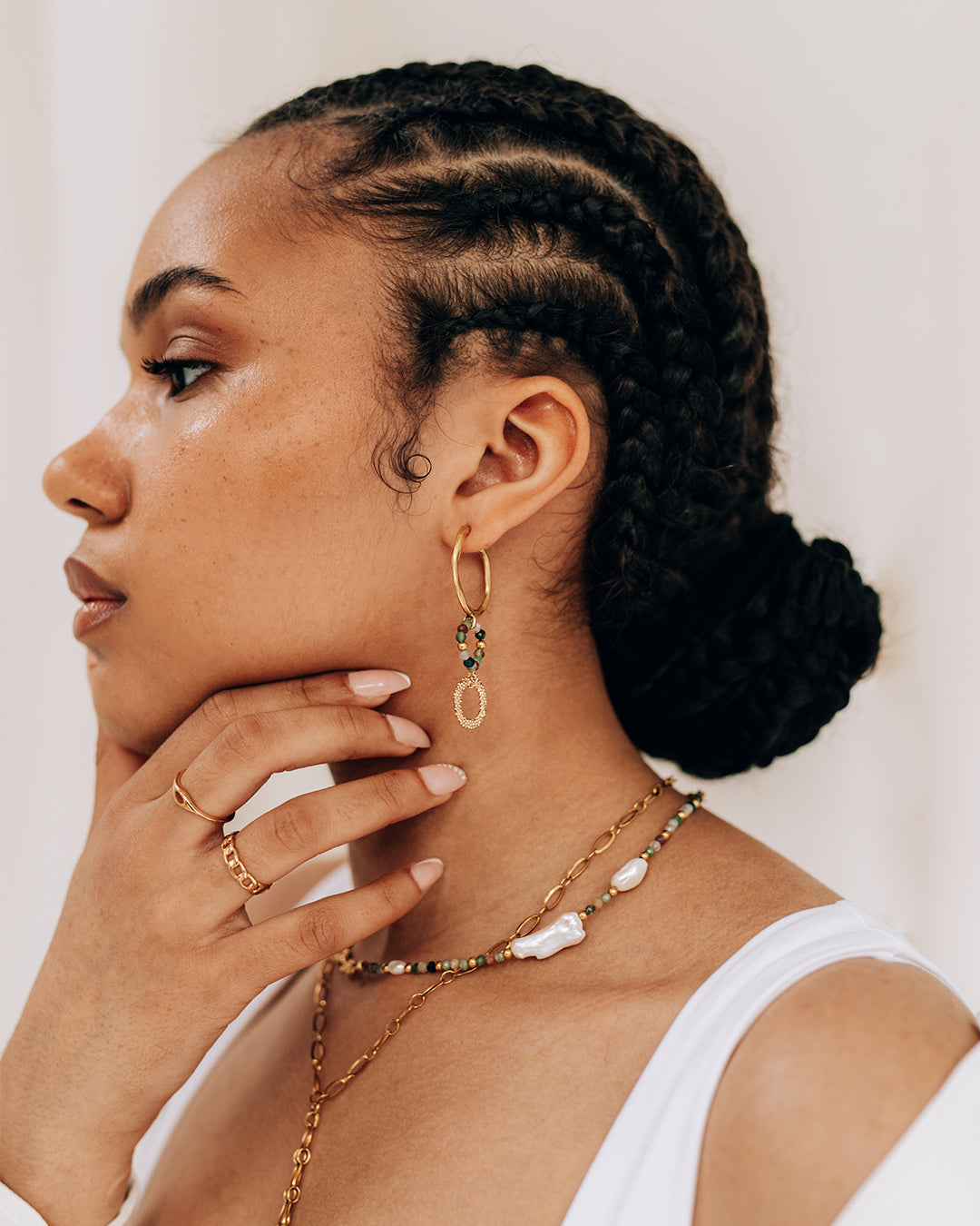 Emery Boucles d'oreilles Or