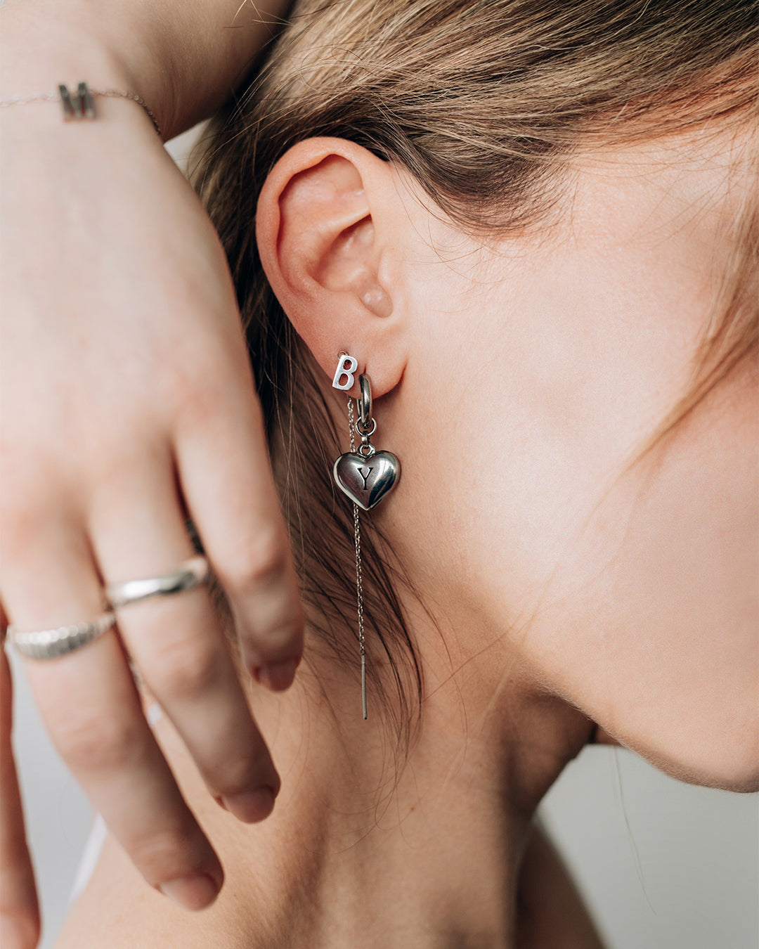 Amaro Boucles d'oreilles Solo Argent