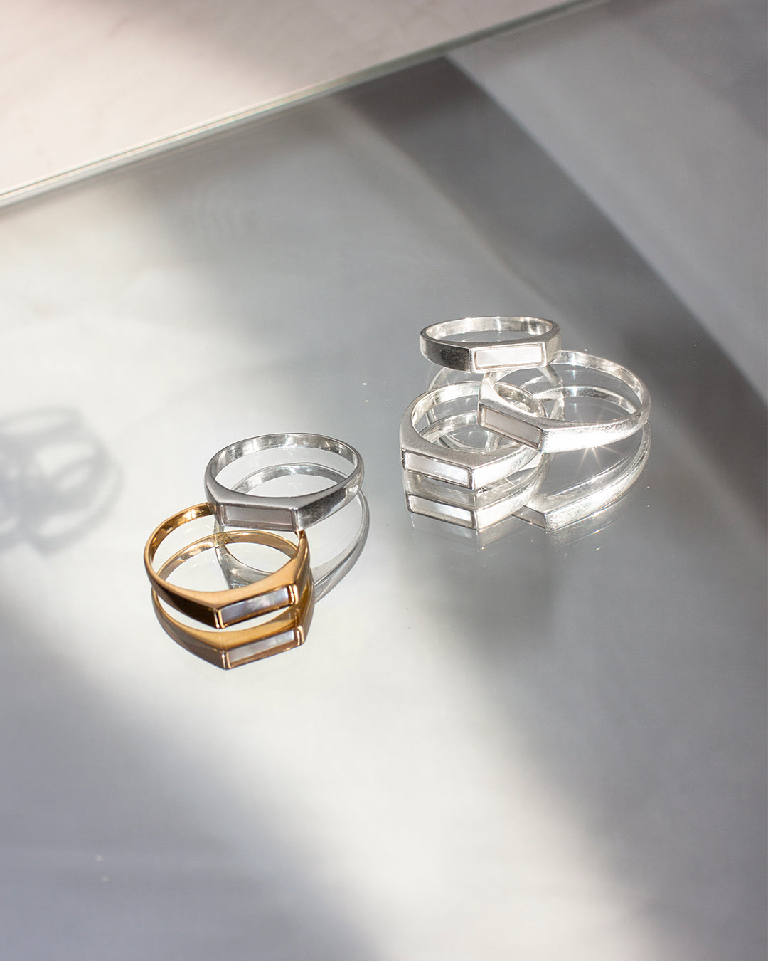 Auster Bague Argent Sterling