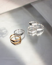 Auster Bague Argent Sterling