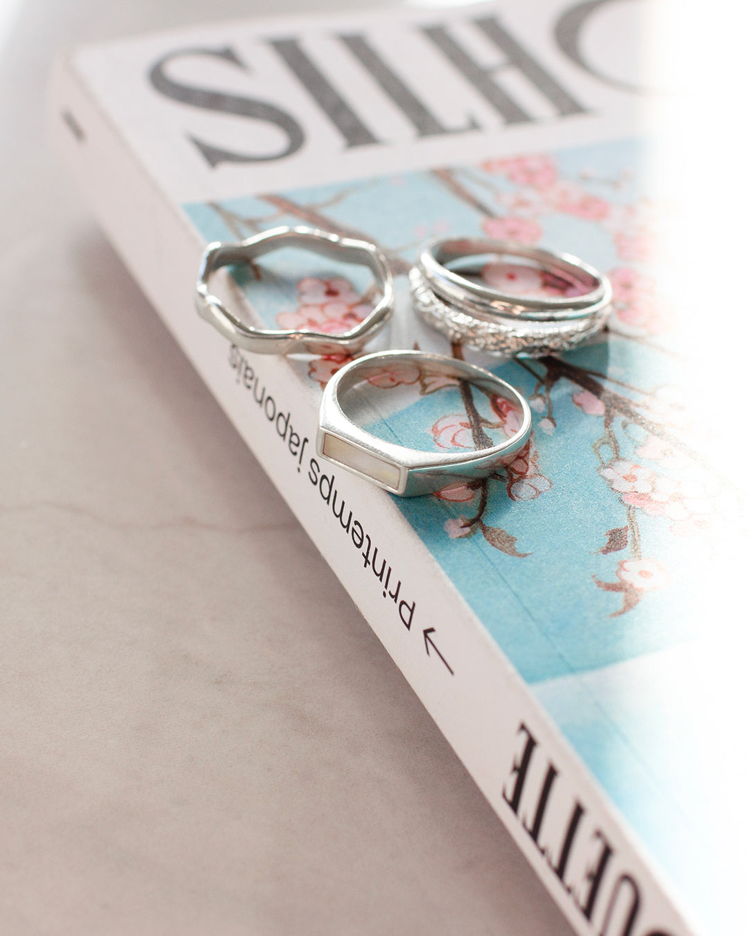 Dopio Bague Argent Sterling