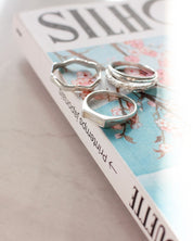 Sillon Bague Argent Sterling