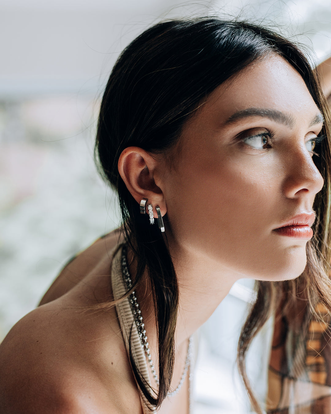 Dylan Boucles d'oreilles Argent