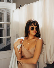 Beam Chaîne de lunettes Or