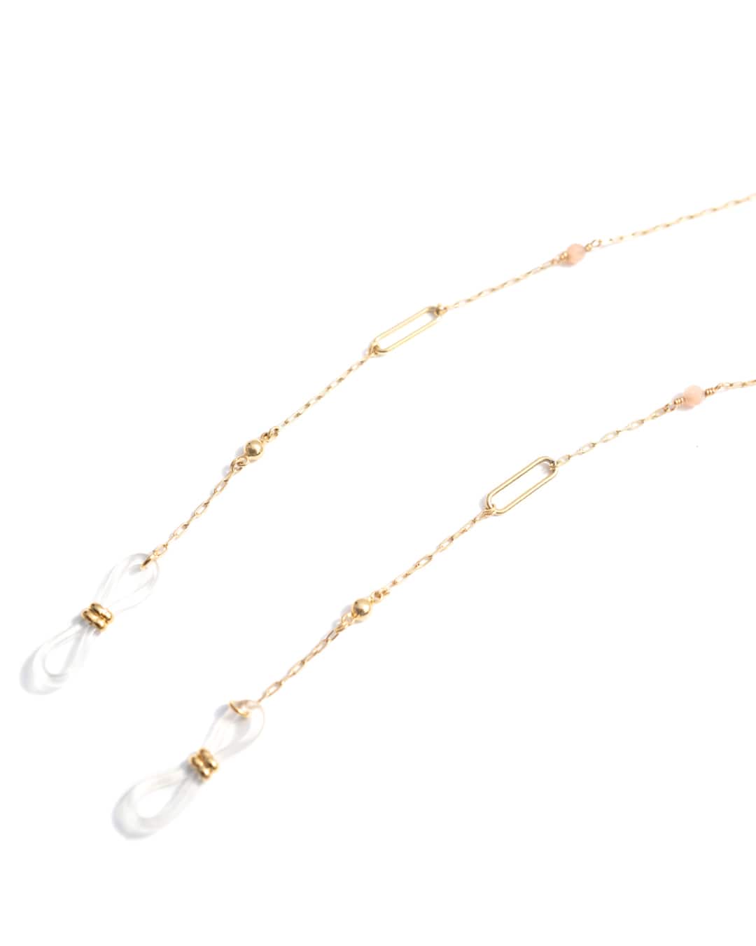 Beam Chaîne de lunettes Or