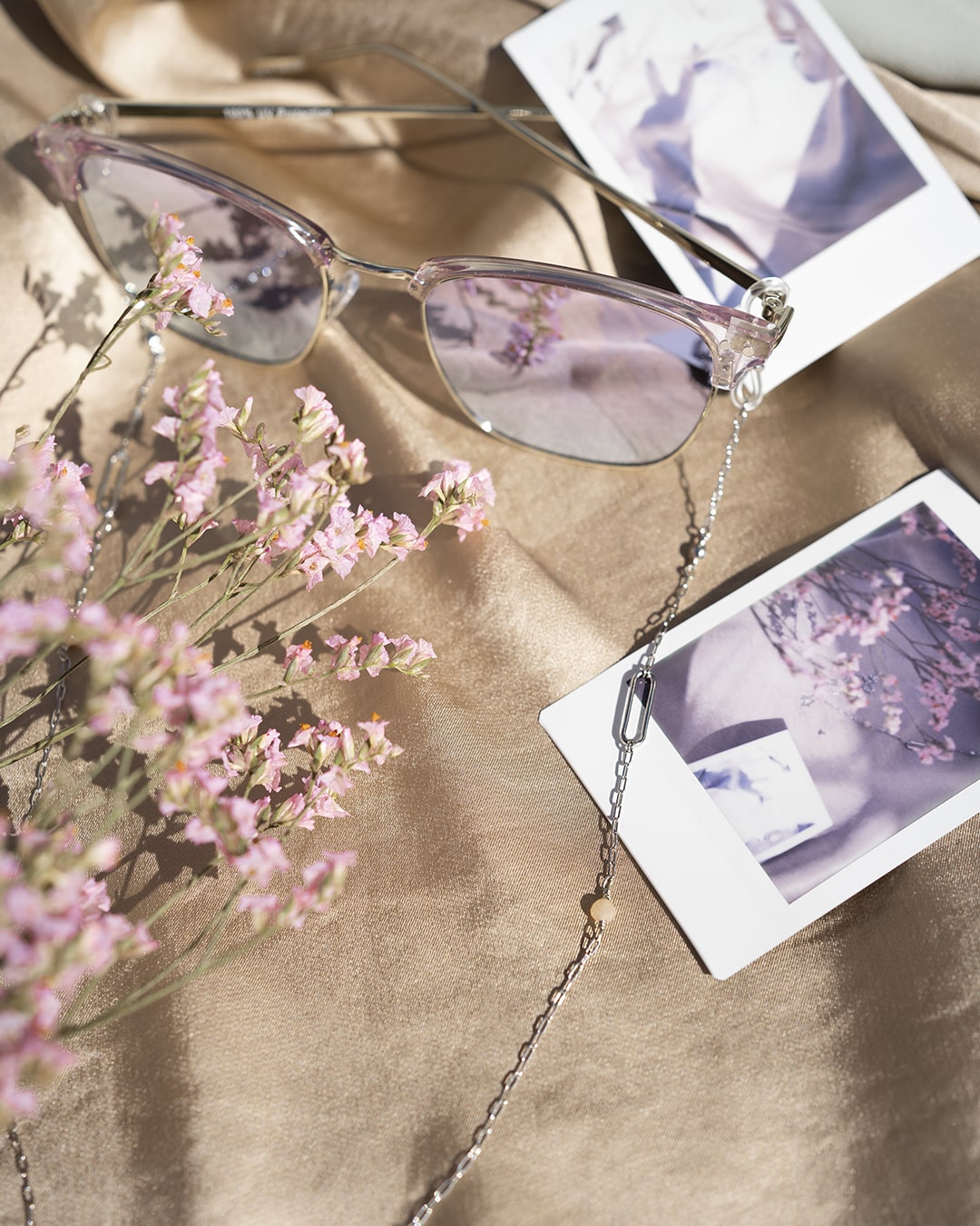 Beam Chaîne de lunettes Argent