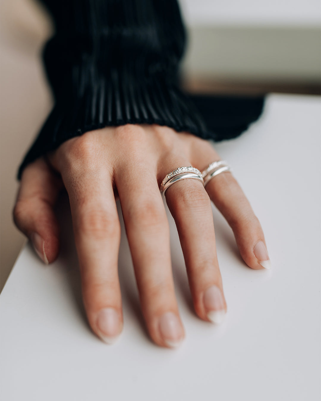 Dopio Bague Or Vermeil