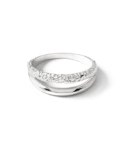 Dopio Bague Argent Sterling