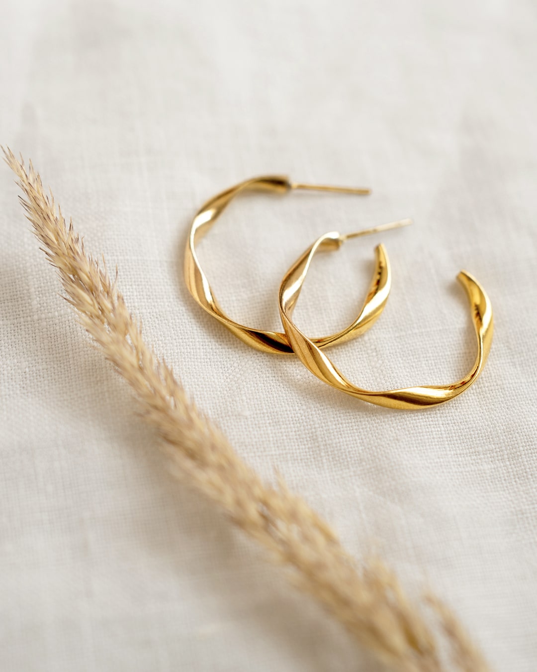 Twist Boucles d'oreilles Or