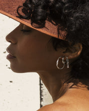 Twist Boucles d'oreilles Argent