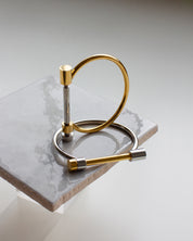 Vison Bracelet Deux Tons Argent