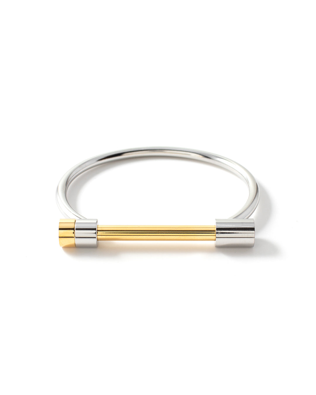 Vison Bracelet Deux Tons Argent