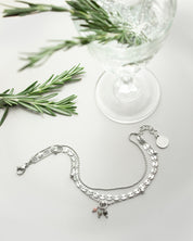 Bella Bracelet de cheville Argent