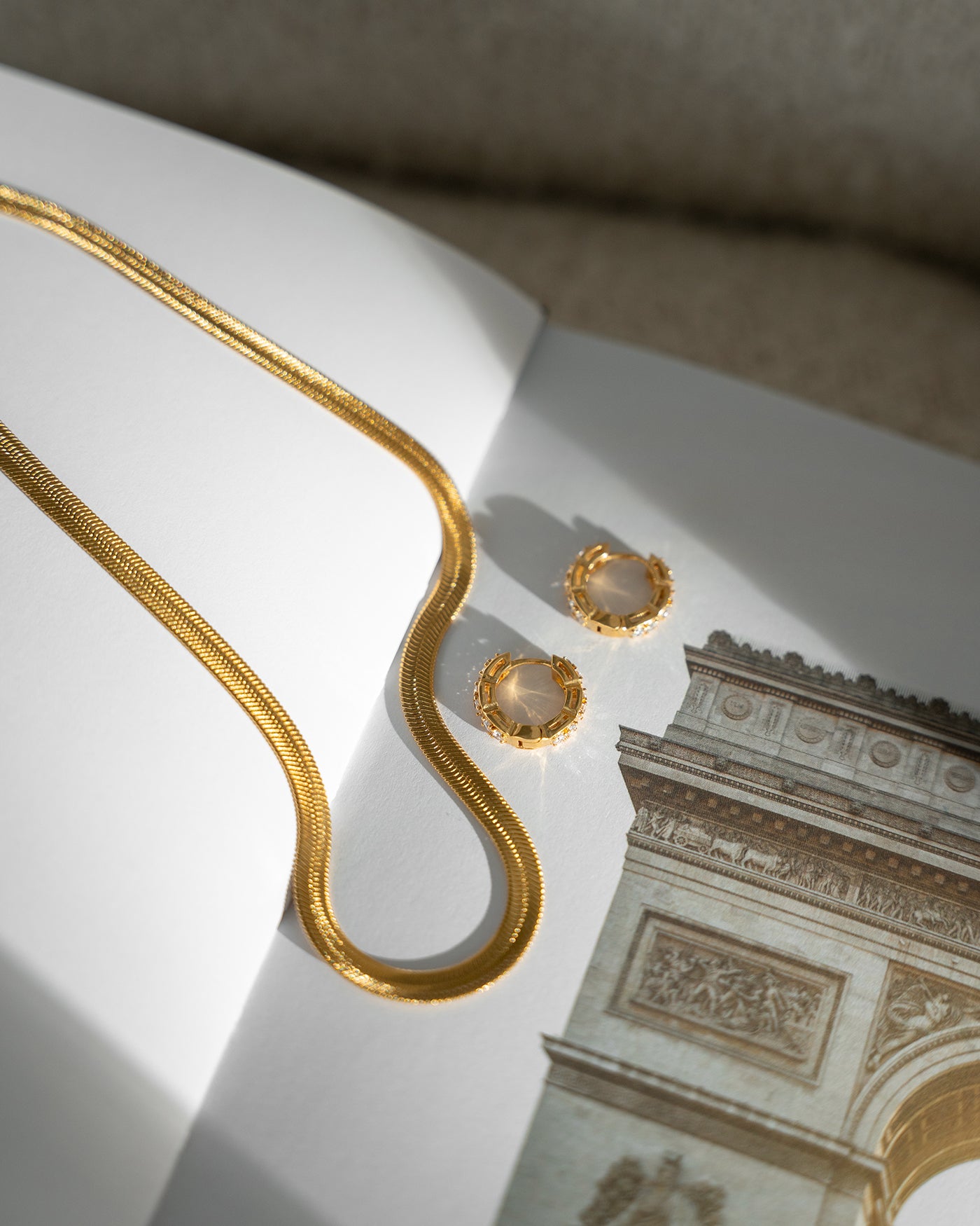 Cruz Boucles d'oreilles Or