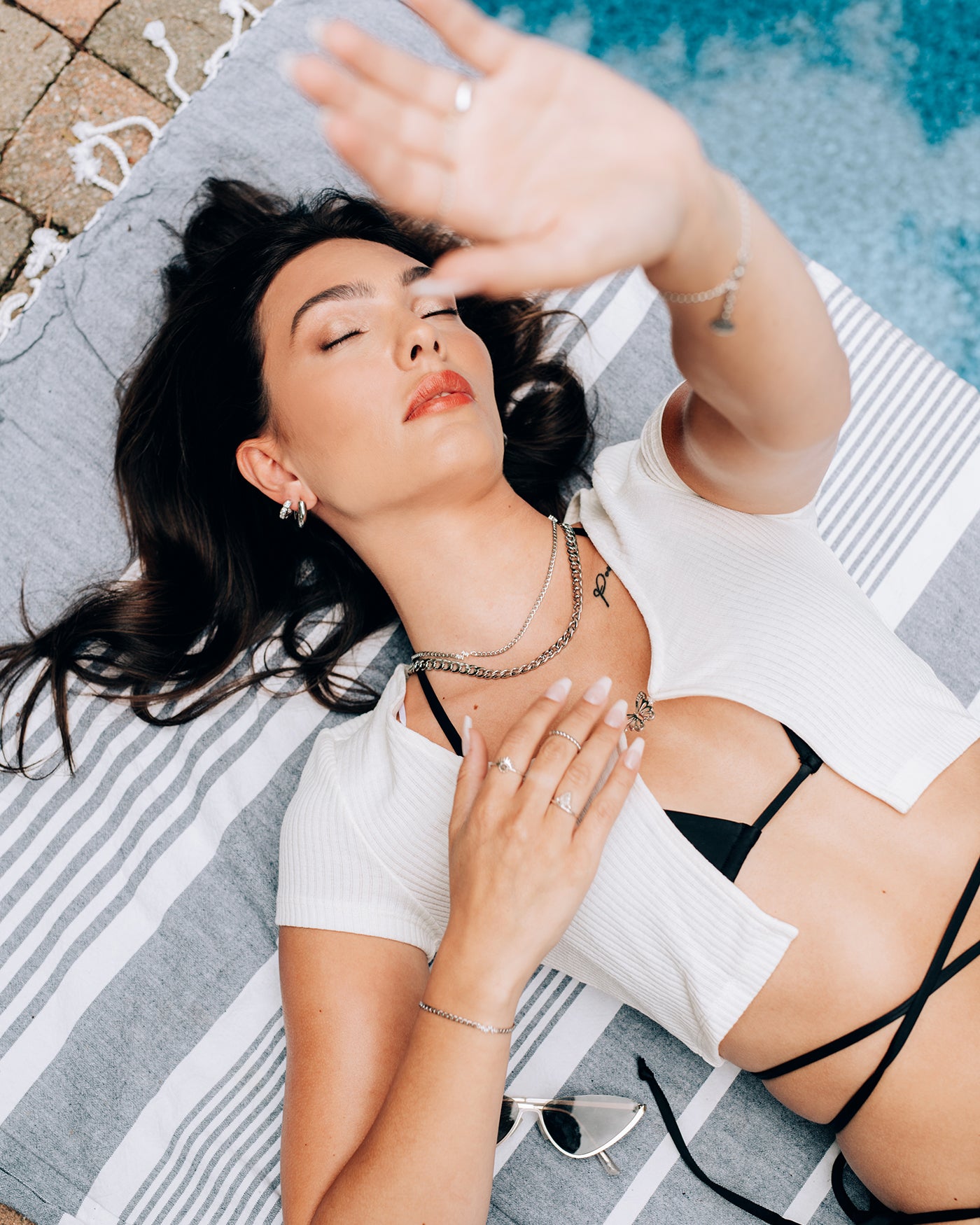 Cruz Boucles d'oreilles Argent