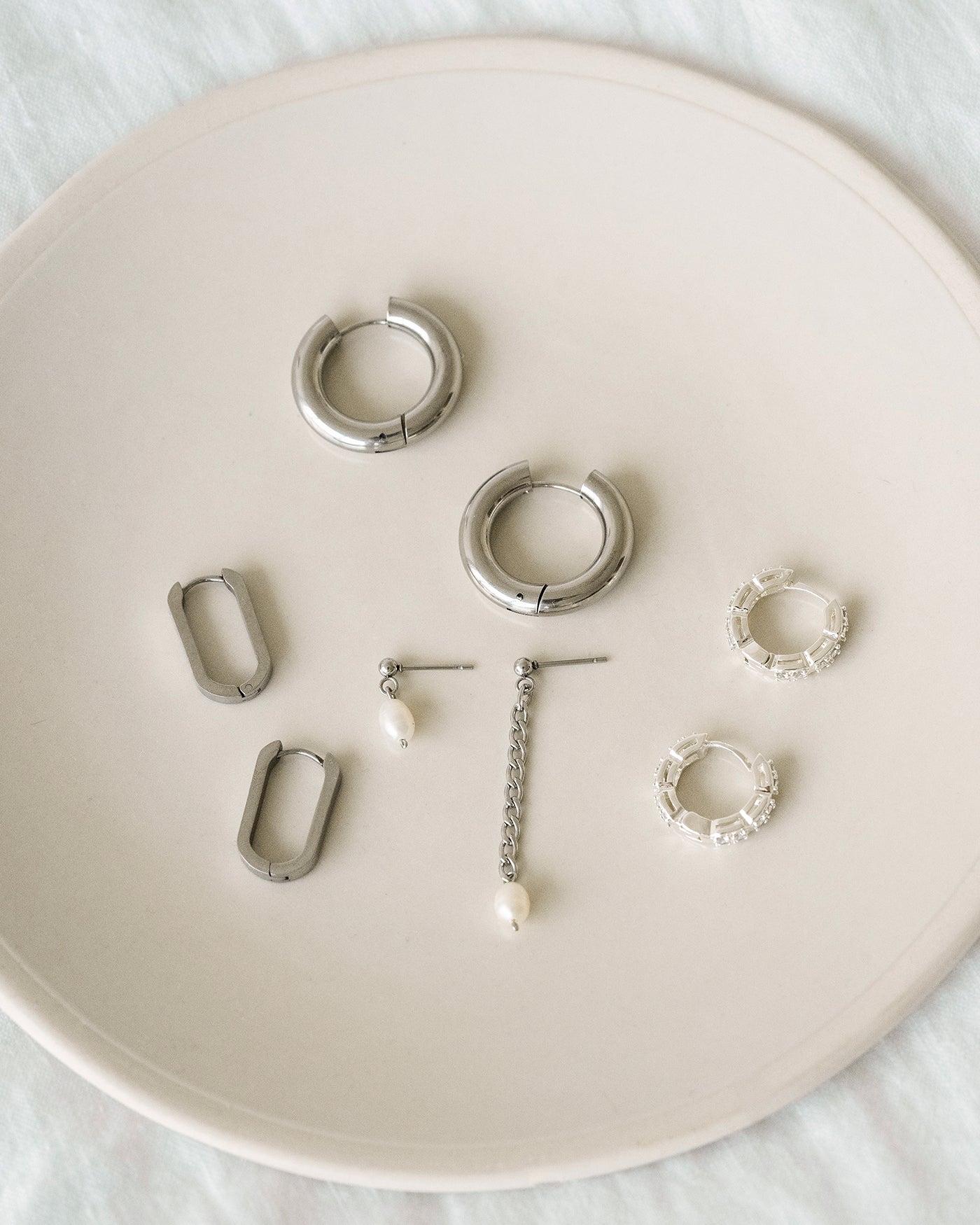 Cruz Boucles d'oreilles Argent