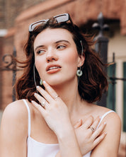 Aura Boucles d'oreilles Argent