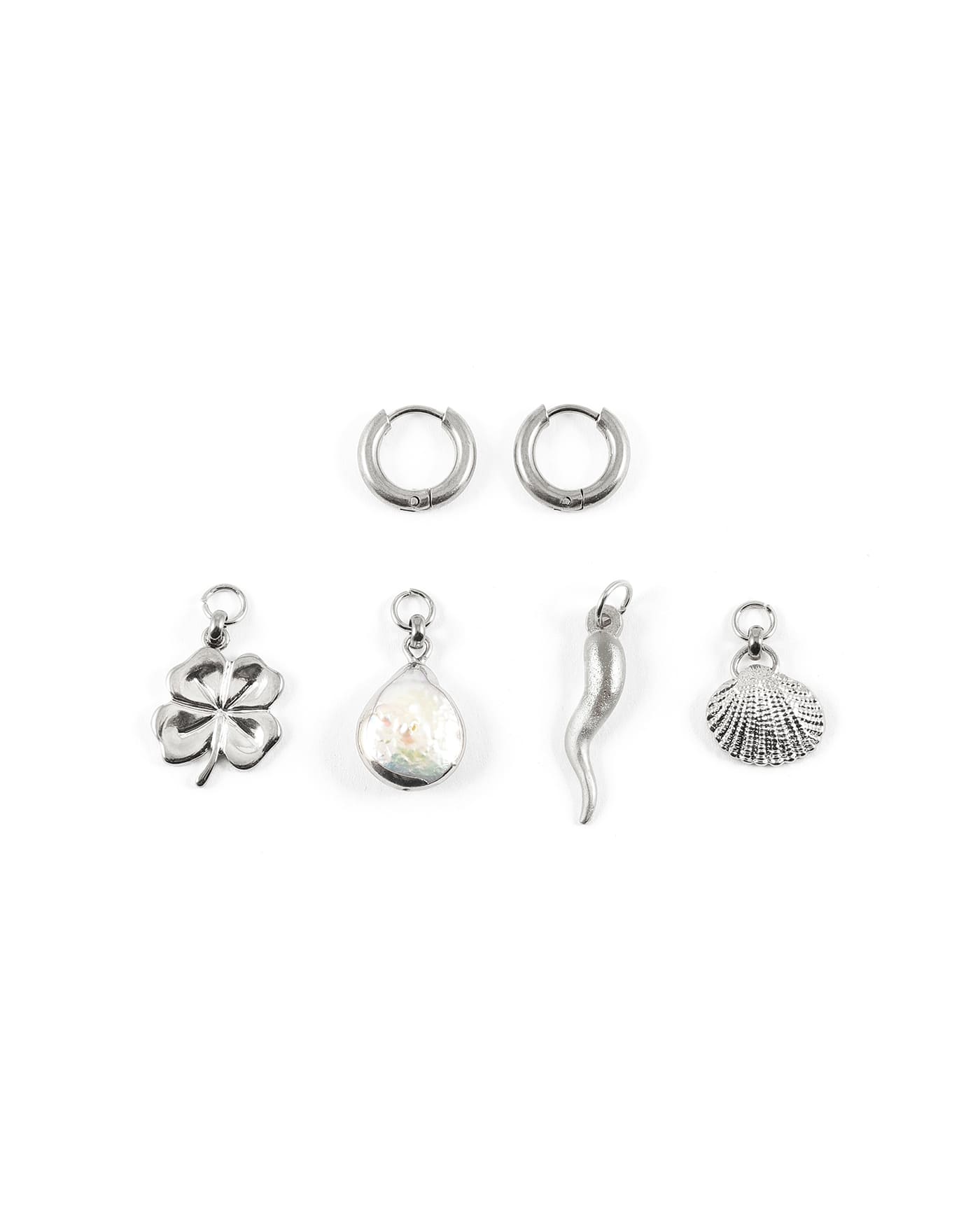 Chance Boucles d'oreilles Argent