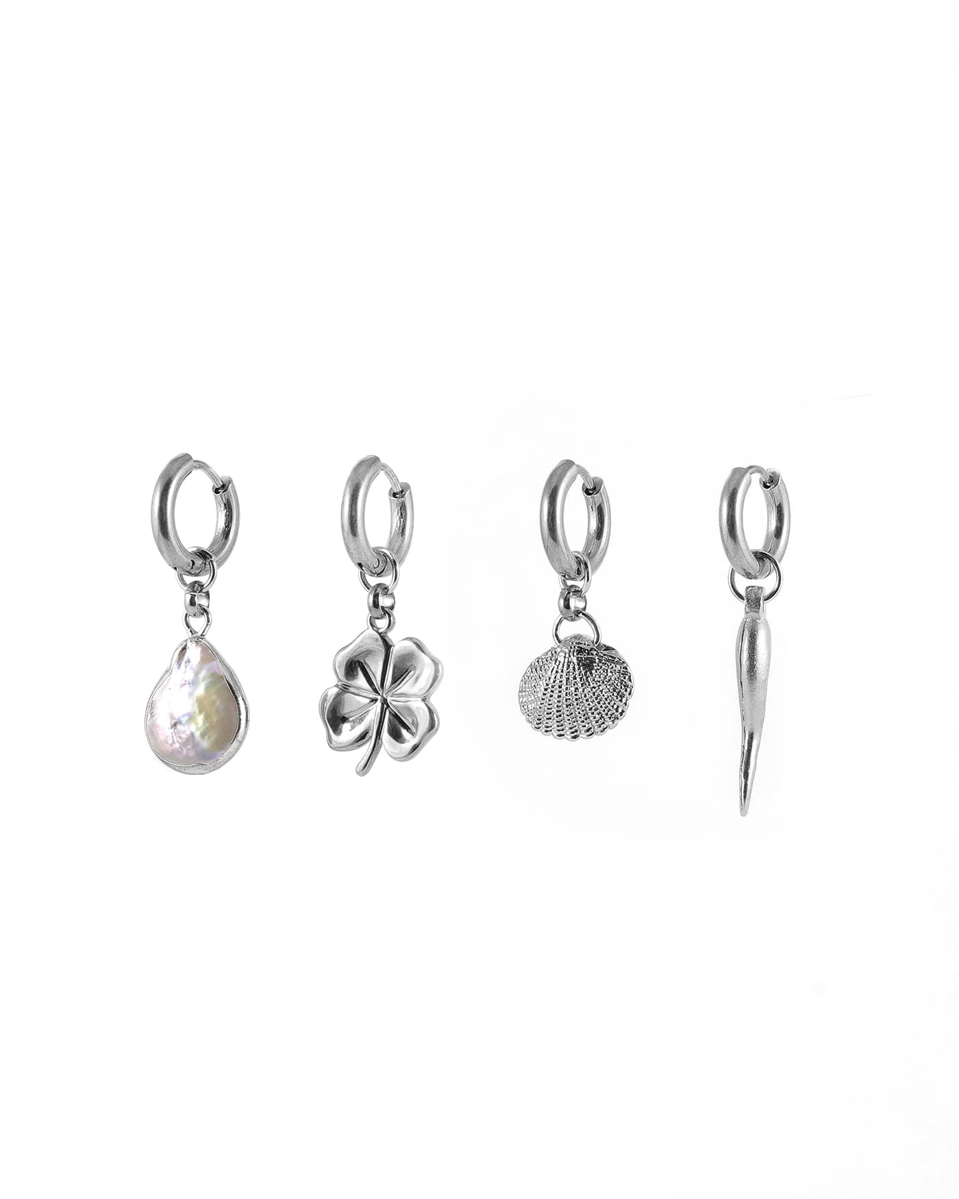 Chance Boucles d'oreilles Argent