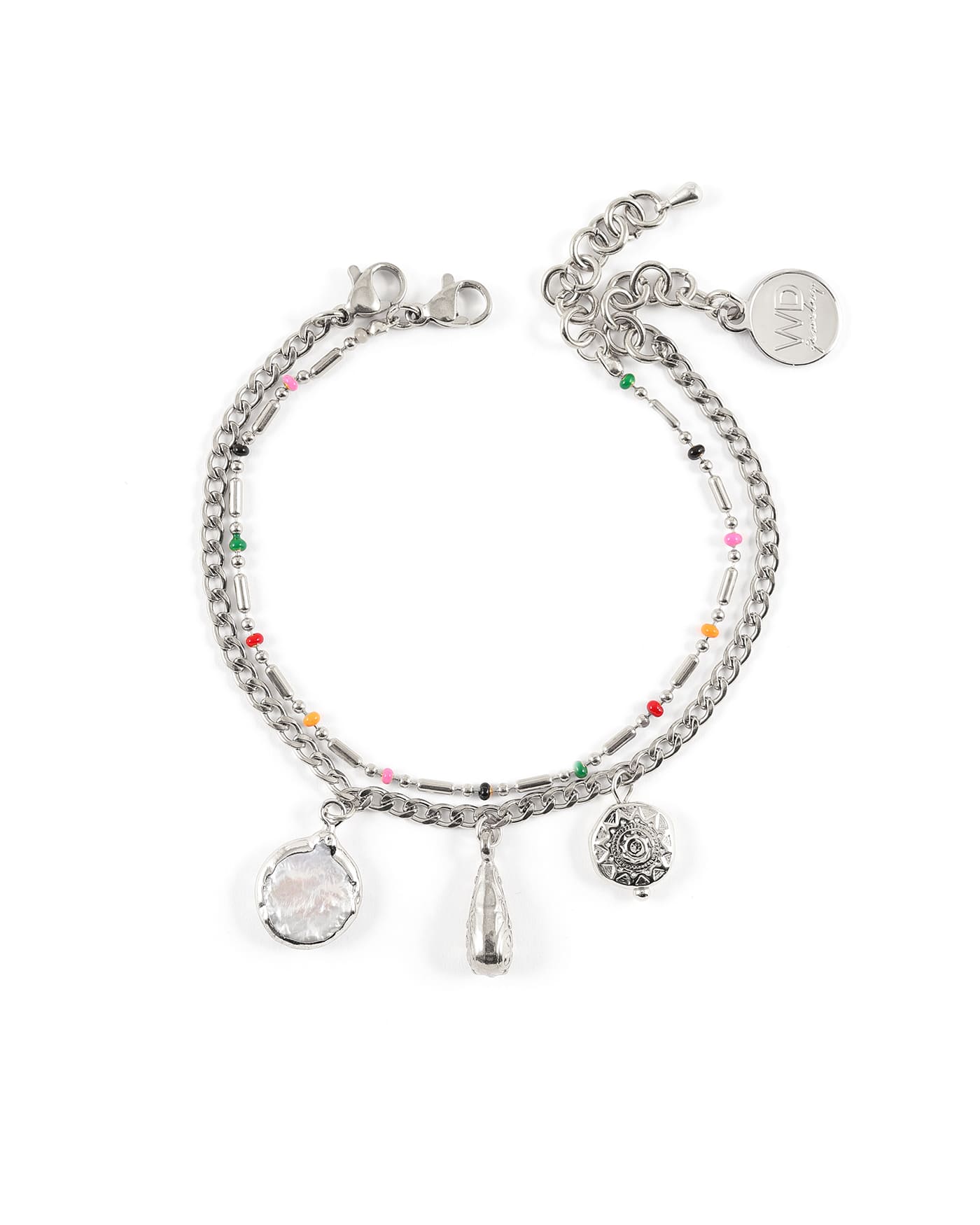 Confetti Duo De Bracelets Argent