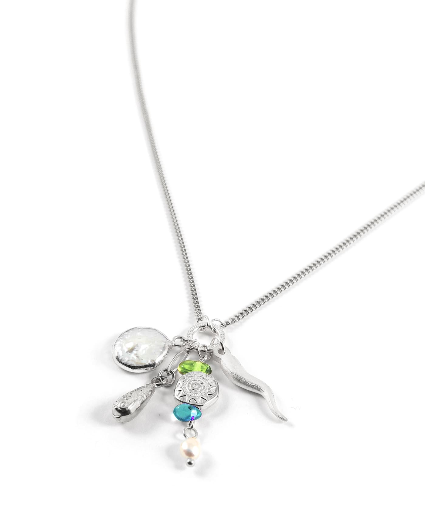 Cornicello Collier Argent