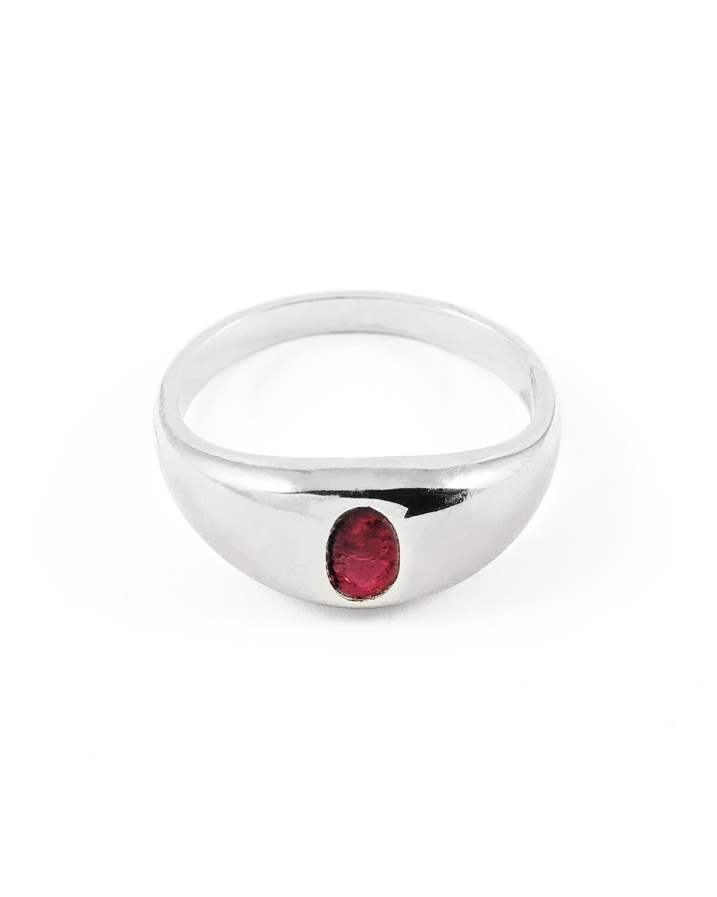 Carmin Bague Argent Sterling