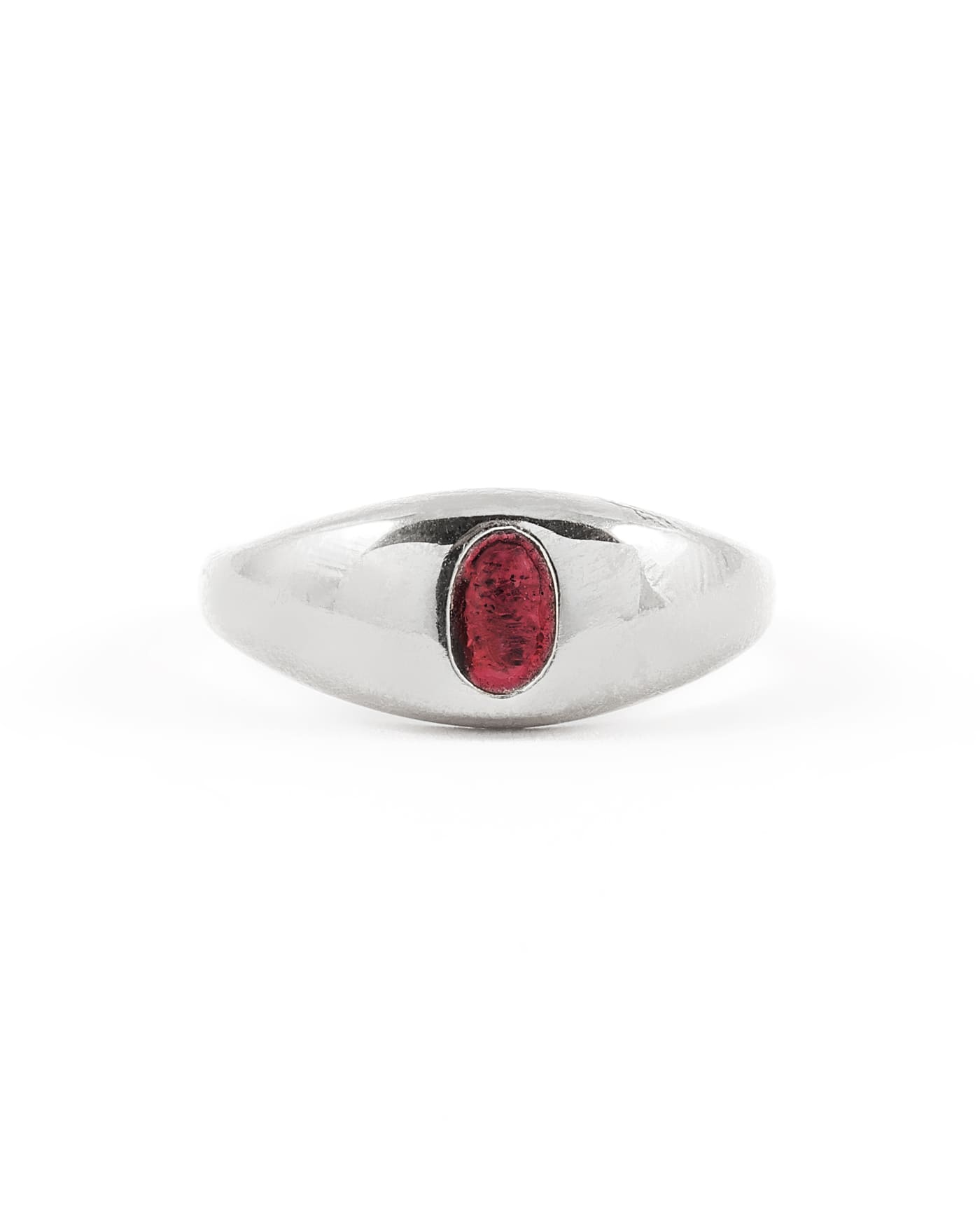 Carmin Bague Argent Sterling