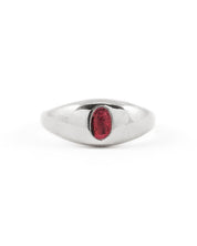 Carmin Bague Argent Sterling