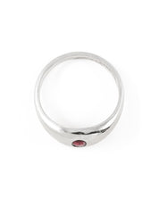 Carmin Bague Argent Sterling