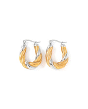 Alliance Boucles D'Oreilles Deux Tons