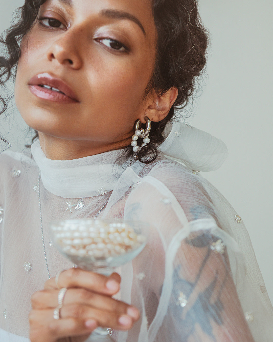 Coraline Boucles d'oreilles Argent