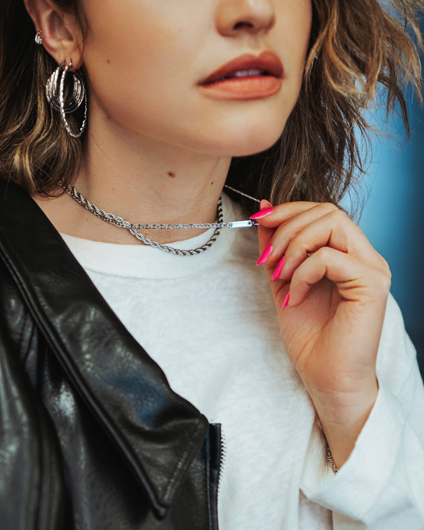 Torsade Collier Argent