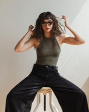 Iris Chaîne De Lunette Or