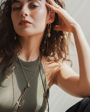 Iris Chaîne De Lunette Or