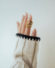 Carmin Bague Or Vermeil