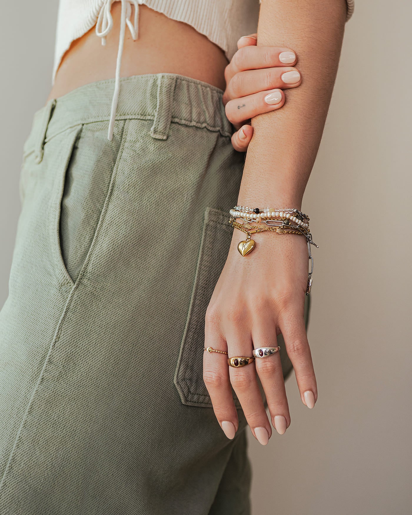 Carmin Bague Or Vermeil