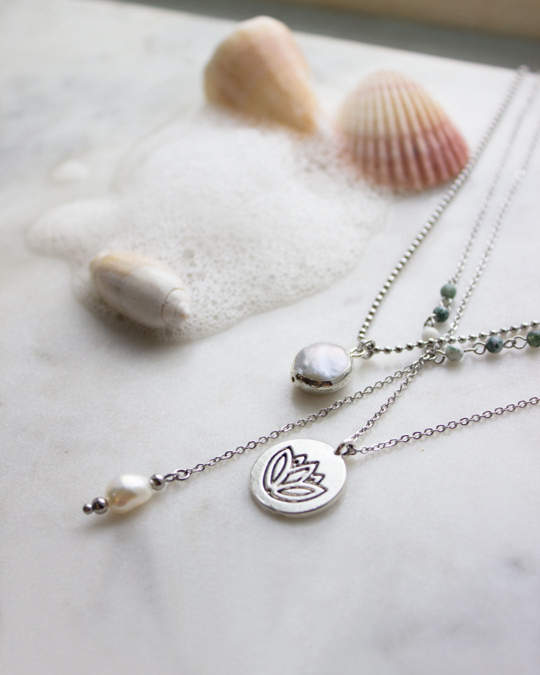 Lotus Collier Argent