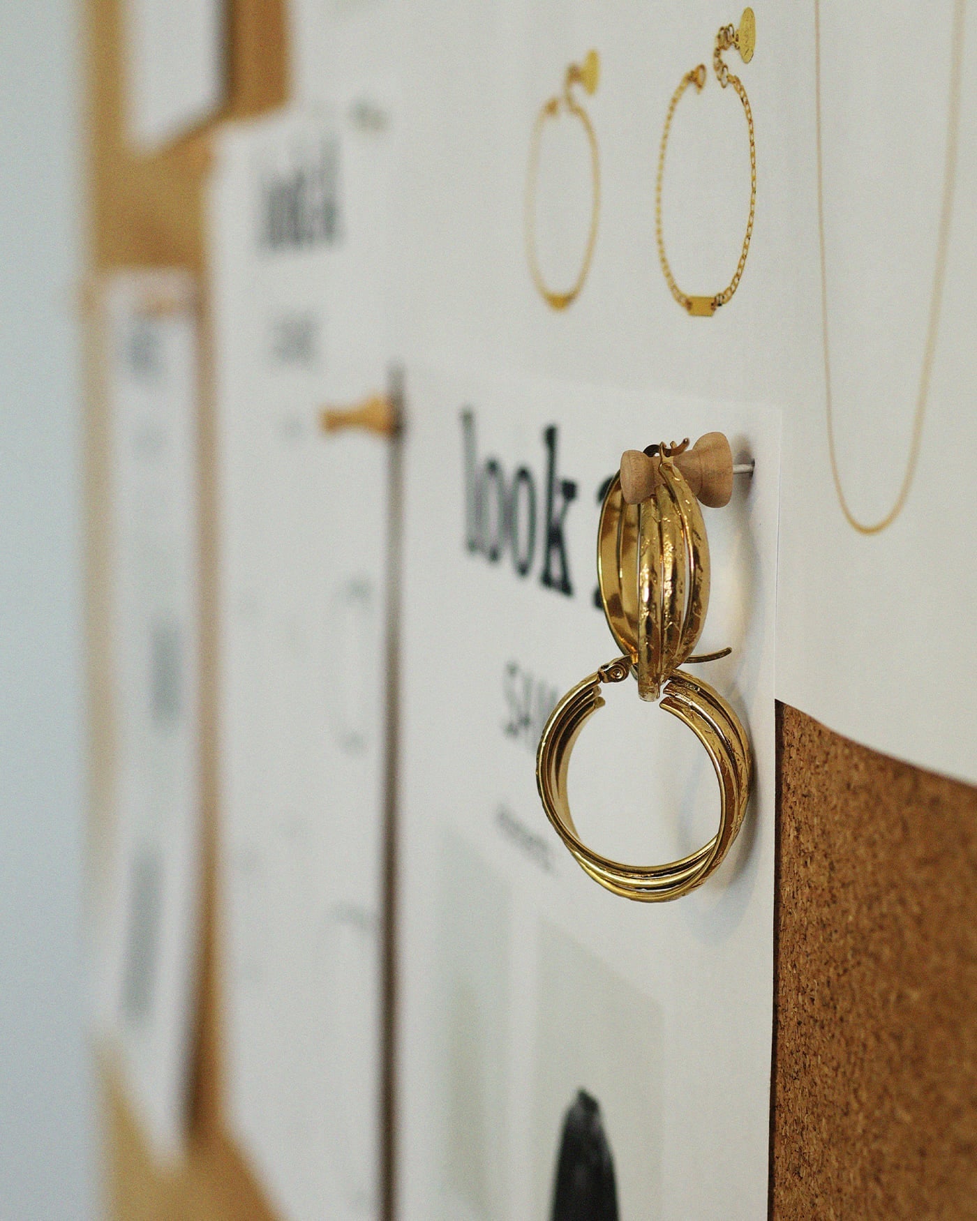 Triplet Boucles d'oreilles Or