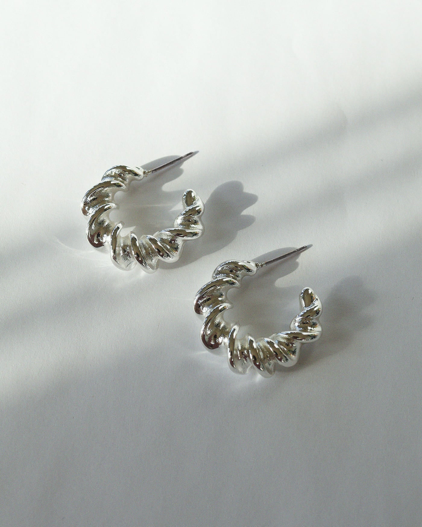 Boa Boucles d'oreilles Argent