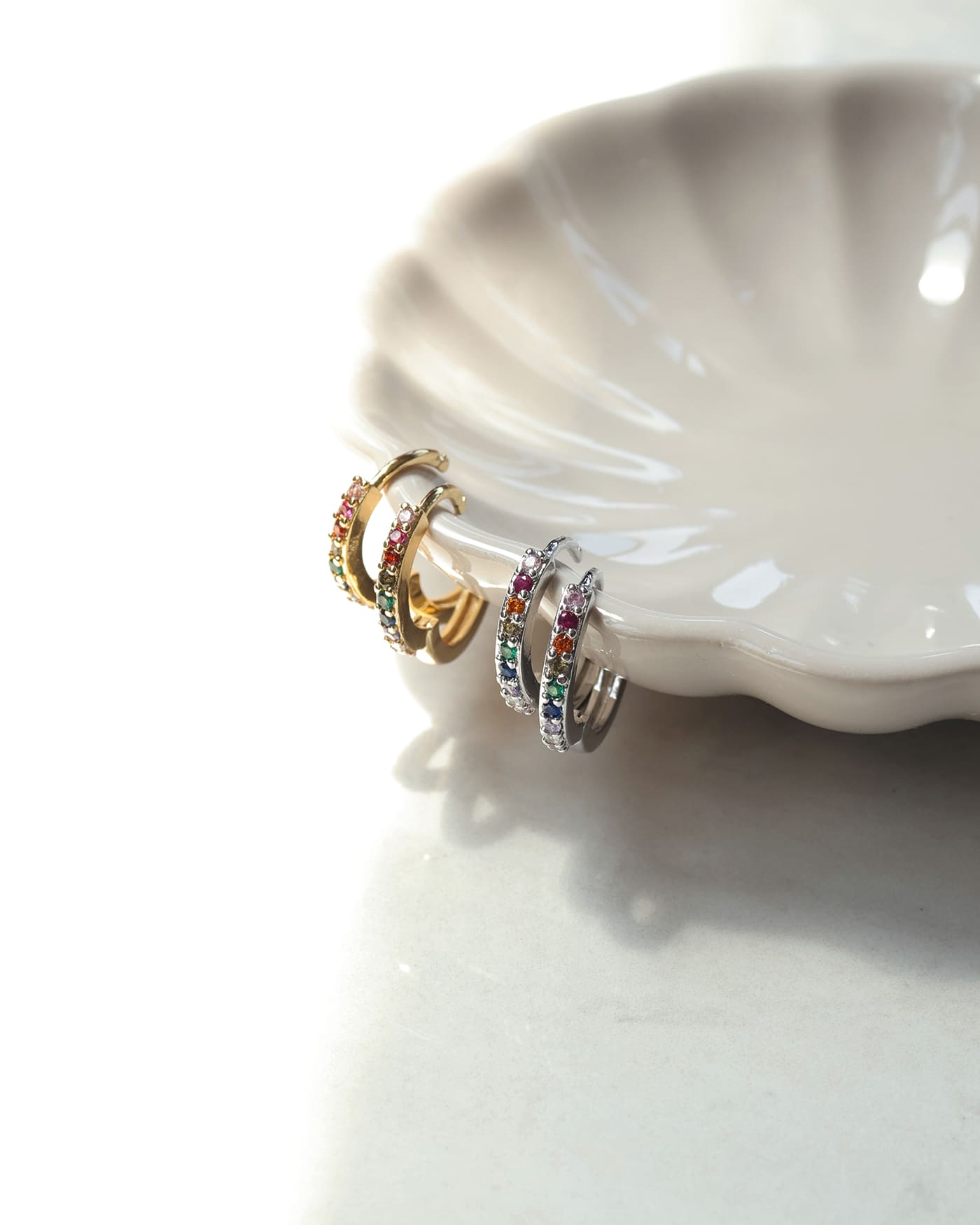 Caravina Boucles d'oreilles Argent