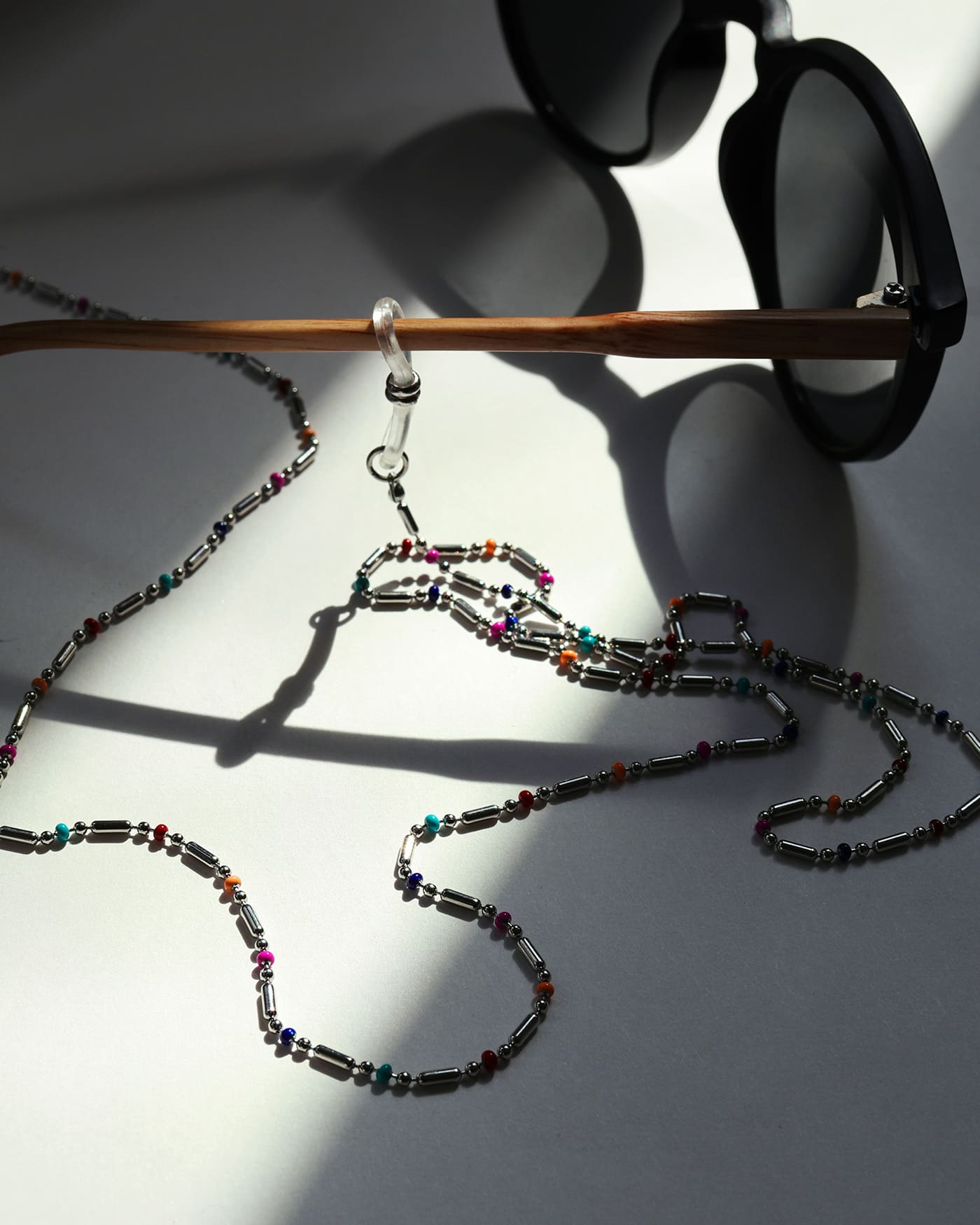 Iris Chaîne De Lunette Argent