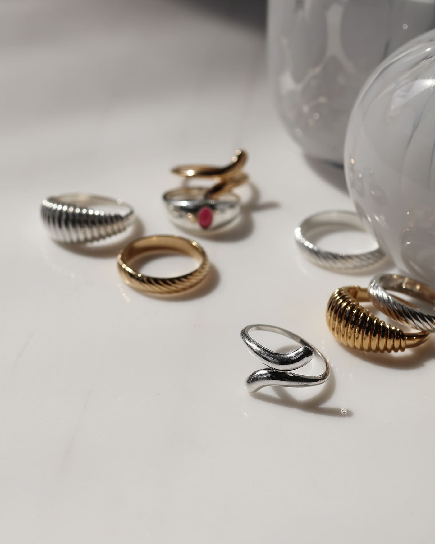 Skin Bague Argent Sterling