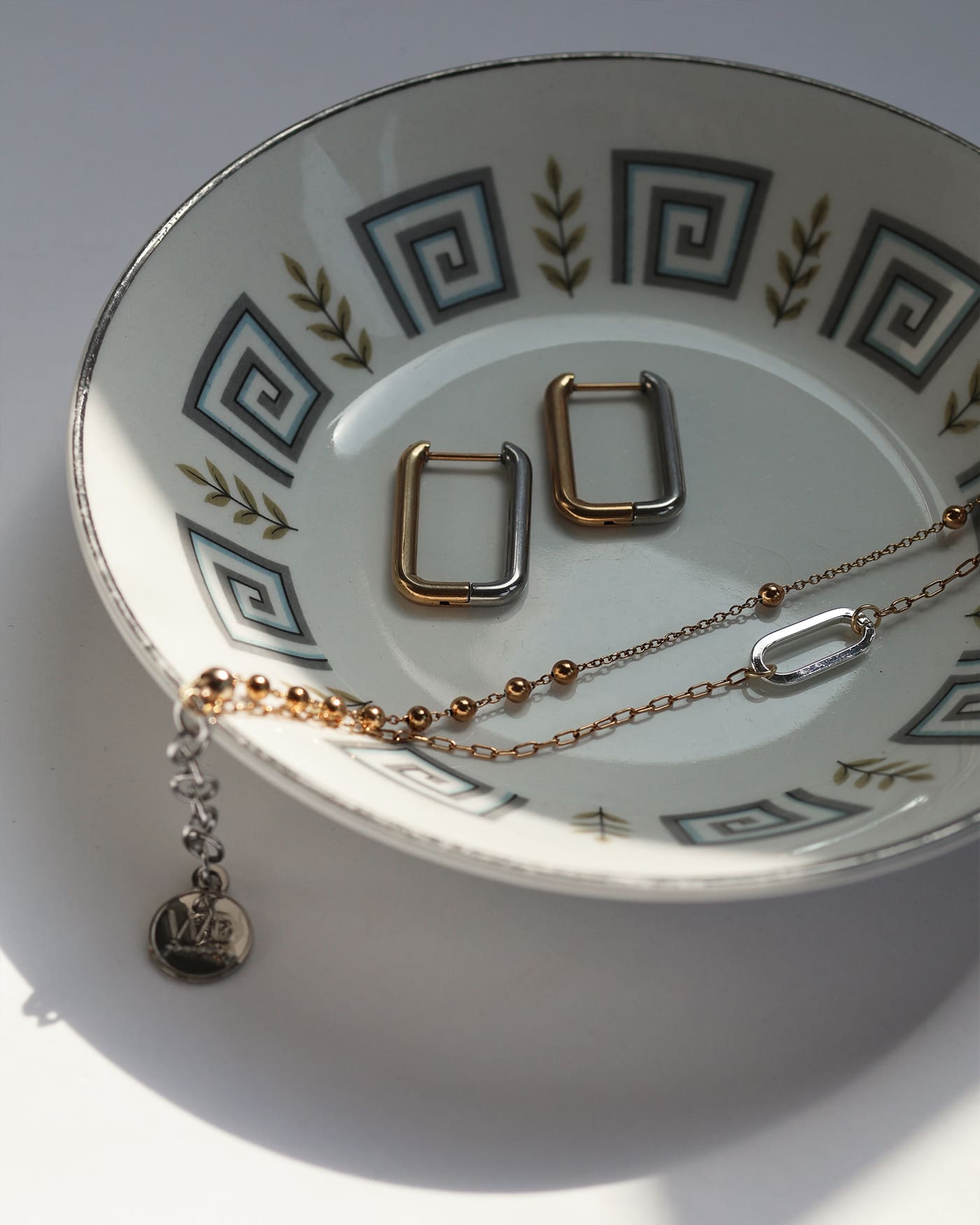 Duet Boucles D'Oreilles Deux Tons