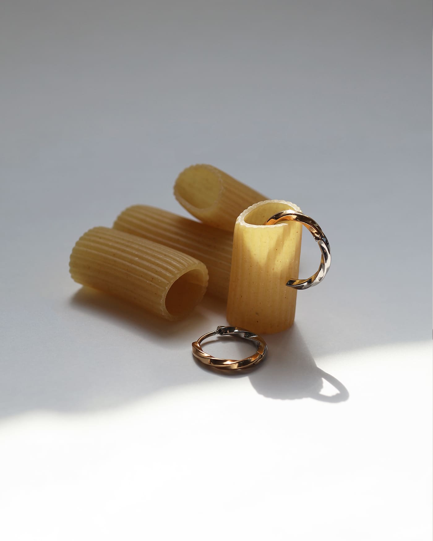 Tandem Boucles D'Oreilles Deux Tons