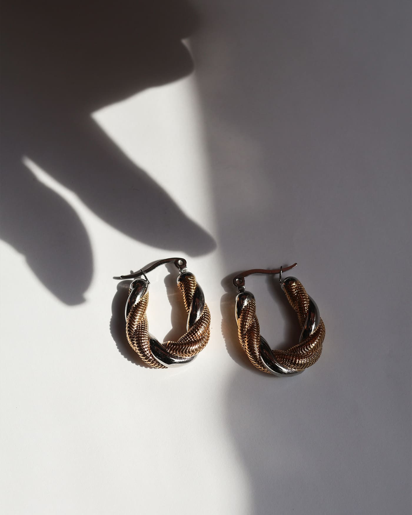 Alliance Boucles D'Oreilles Deux Tons