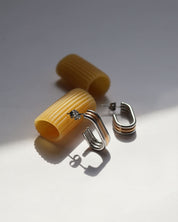 Coppia Boucles D'Oreilles Deux Tons