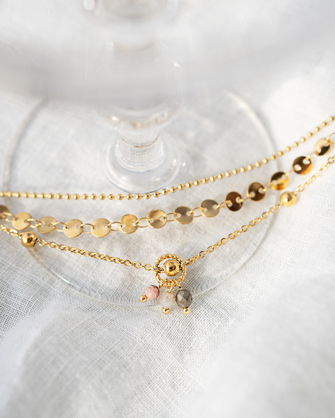 Bella Bracelet de cheville Or