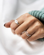 Babka Bague Argent Sterling