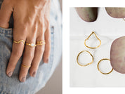 Rings - Sierra - Gold • wellDunn jewelry — Handmade in Montreal