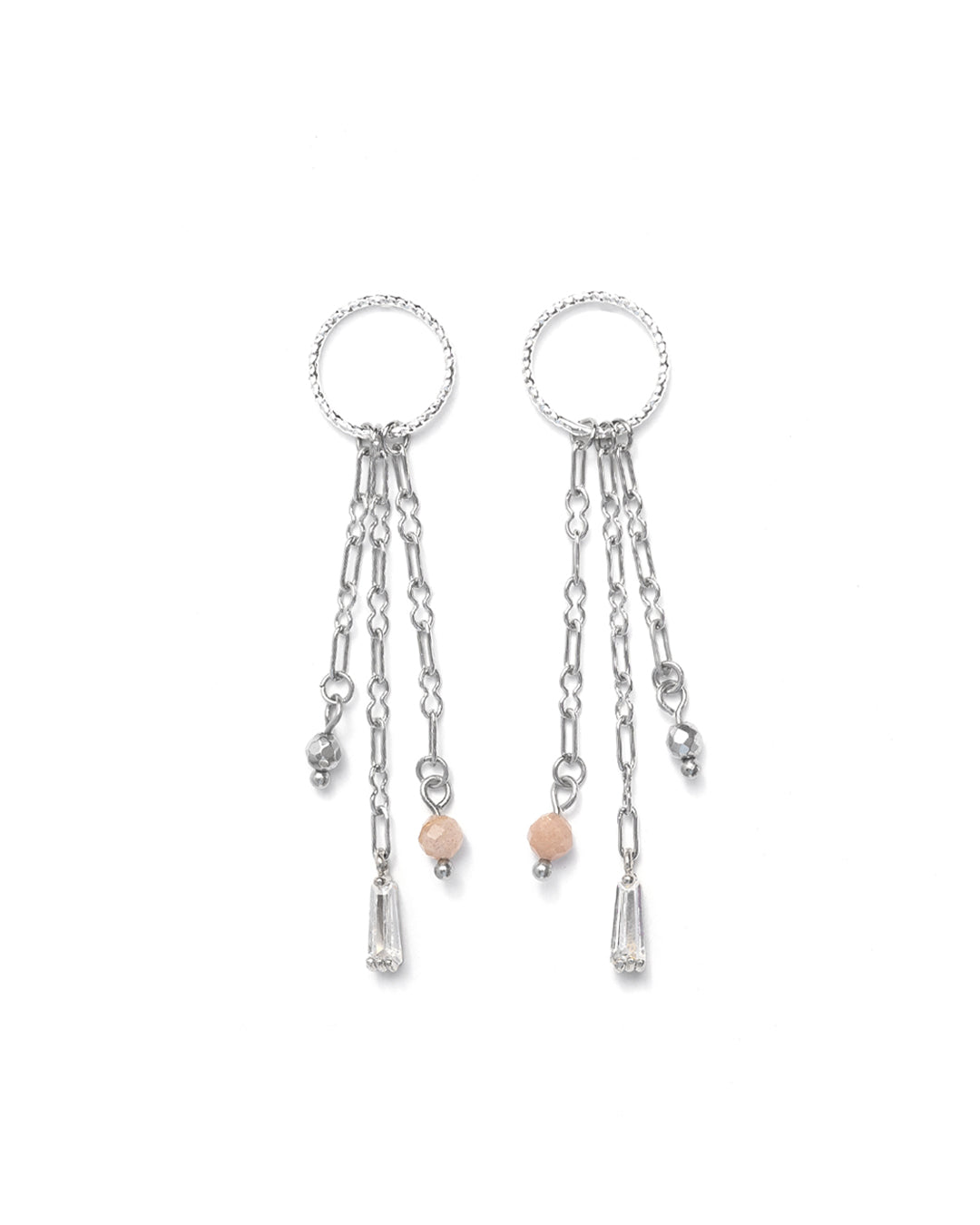 Charlie Boucles d'oreilles Argent
